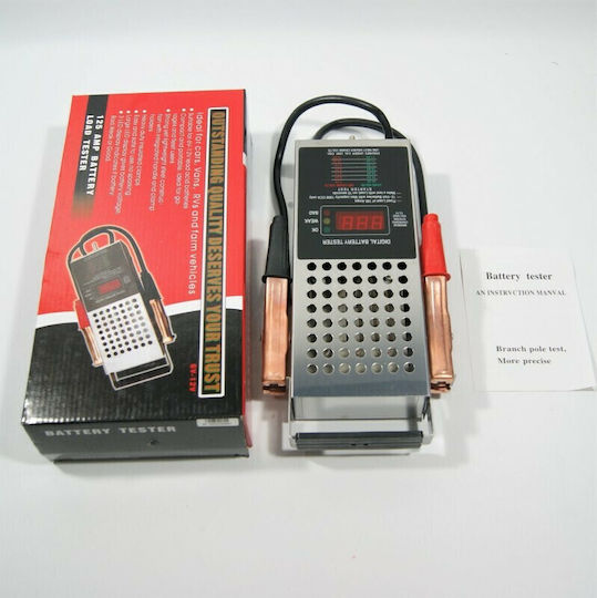 AU-TO-3214 Digital Battery Tester with Crocodile Clips
