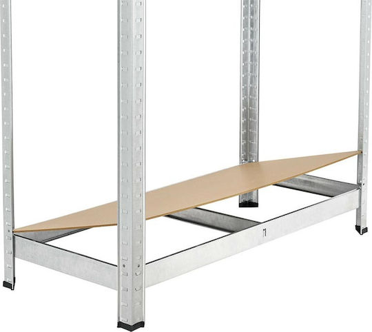 Vesta Corner Dexion Galvanized Shelf 90x90x180cm With 5 Shelves Total Load Capacity 875kg