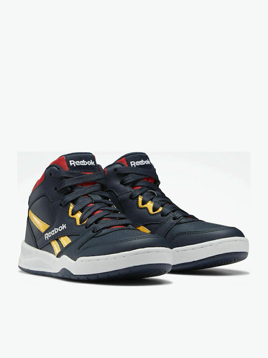 BB4500 Court Παιδικά Sneakers High Ανατομικά Vector Navy / Vector Red / Solar Gold