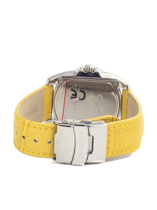 Chronotech Ρολόι Μπαταρίας με Δερμάτινο Λουράκι Chronotech Ρολόι Μπαταρίας με Δερμάτινο Λουράκι
