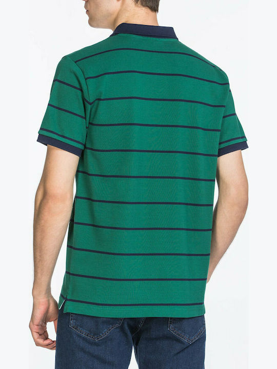 Gant Bluza Bărbătească cu Mânecă Scurtă Polo Verde