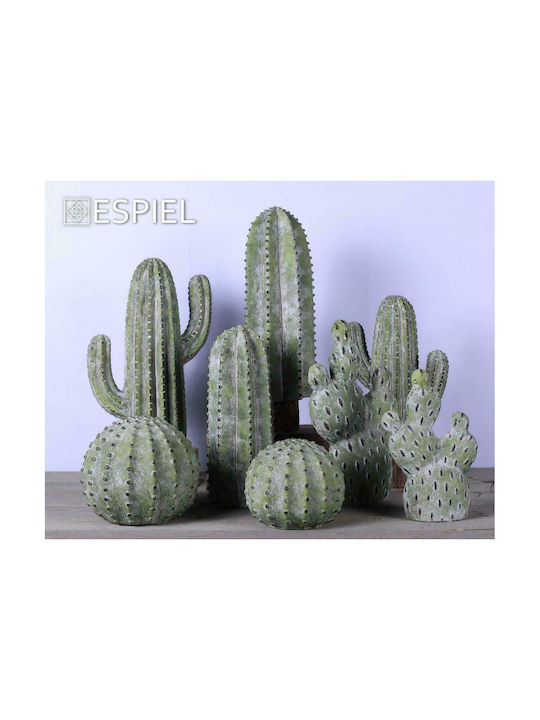 Espiel Ceramic Cactus Table Decor 10x10x27cm