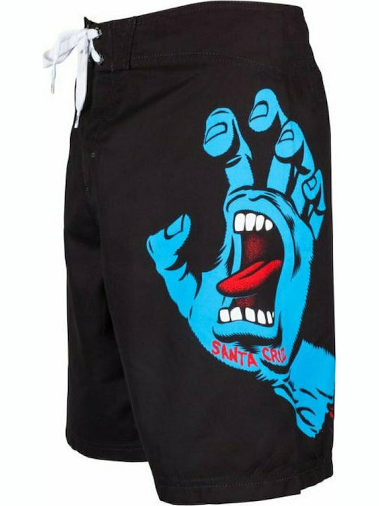 Men's Swimwear Bermuda Black with Patterns