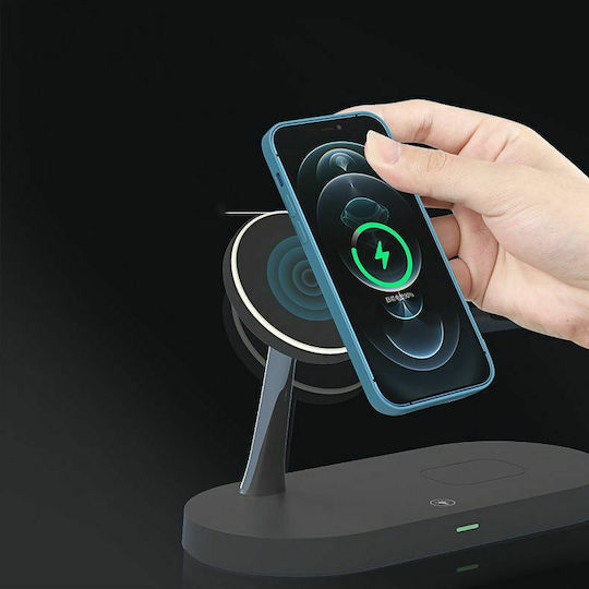 Tech-Protect Încărcător Wireless (Qi Pad) și Cablu USB-C 15W Negruς (0211867)