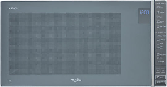 Whirlpool MWP304M Φούρνος Μικροκυμάτων με Grill 30lt Γκρι