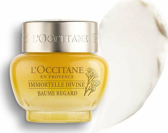 L'Occitane Immortelle Divine Eye Balm for Moisturizing Dark Circles and Eye Bags 15ml