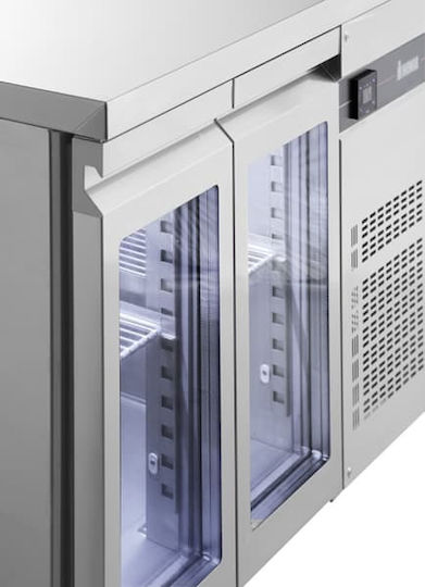 Inomak Werkbank-Kühlschrank Ohne Kompressor Ramnus Höhe87xLänge110xTiefe70cm