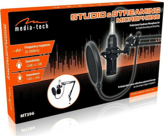 Media-Tech MT396 Σετ Δυναμικό Μικρόφωνο Gooseneck, Shock Mounted