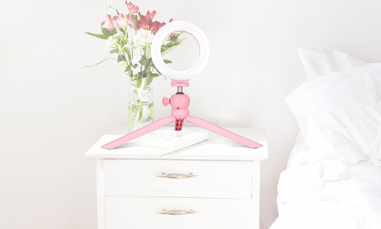 Puluz Ringlichter 12cm 3200 - 6500K mit Desktop Ständer