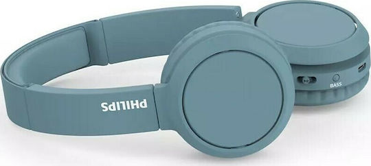 Philips TAH4205 Wireless / Wired On Ear Headphones with Radio with 29 hours of Operation and Quick Charge Blue