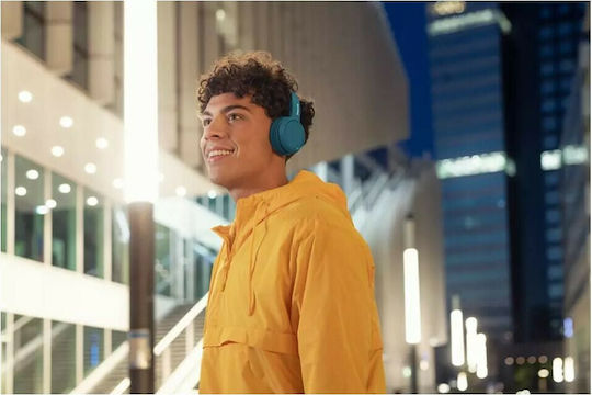 Philips TAH4205 Wireless / Wired On Ear Headphones with Radio with 29 hours of Operation and Quick Charge Blue