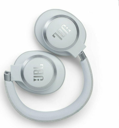 JBL Live 660NC Wireless / Wired Over Ear Headphones with 50 hours of Operation and Quick Charge White