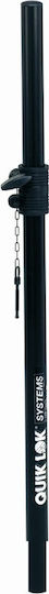 QuikLok PA Speaker Connecting Tube height 112-112cm in Black Color