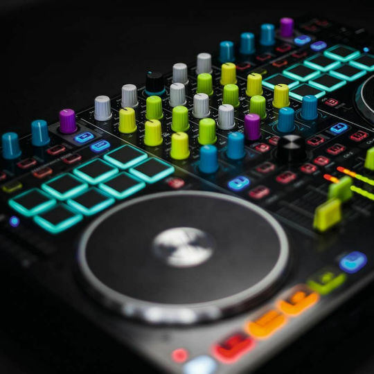 Reloop Комплект Капачки За Копчета 8 Брой Кабелни Капачки Жълти