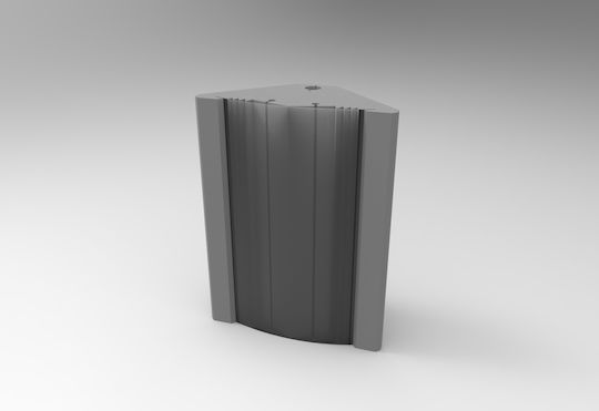 Alphacoustic Polyfon BT Bassfalle (4Stück) 45cm x 20cm x 500mm in Gray Farbe