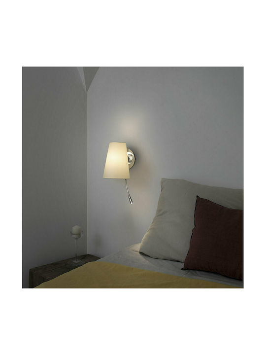 Faro Barcelona Modern Lamp Wall with Socket E27 Black 17x23cm