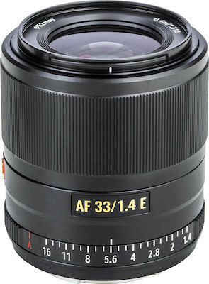 Viltrox Crop Camera Lens AF 33mm f/1.4 E Steady for Sony E Mount Black