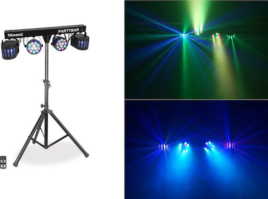 BeamZ Moving Light LED PAR DMX PartyBar2 RGBW