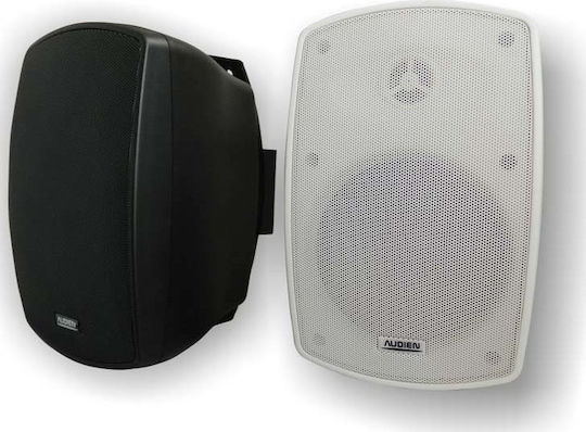 Audien BT-508 Παθητικά Επιτοίχια Ηχεία 70W (Ζεύγος) 25.2x16.5x16.3εκ. Λευκά