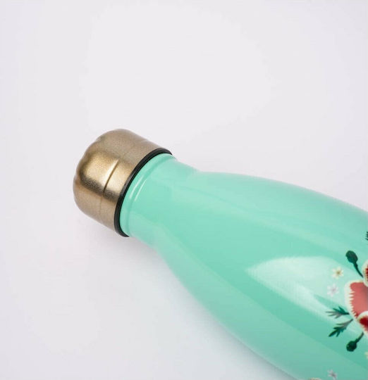 Grupo Erik Hot&Cold Frida Kahlo Μπουκάλι Θερμός Ανοξείδωτο BPA Free 500ml Πράσινο