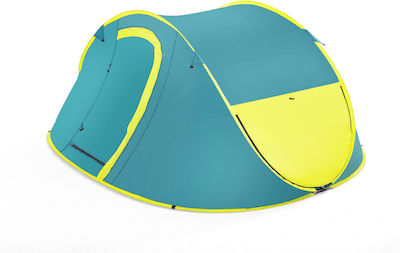 Bestway Pavillo Coolmount 4 Αυτόματη Σκηνή Camping Pop Up Μπλε 3 Εποχών για 4 Άτομα 220x210x90εκ.