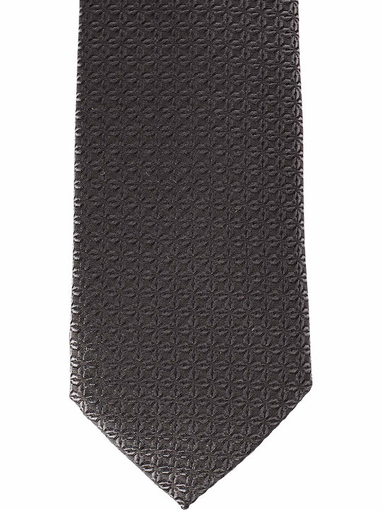 Hugo Boss Ανδρική Γραβάτα Μεταξωτή Μονόχρωμη σε Μαύρο Χρώμα