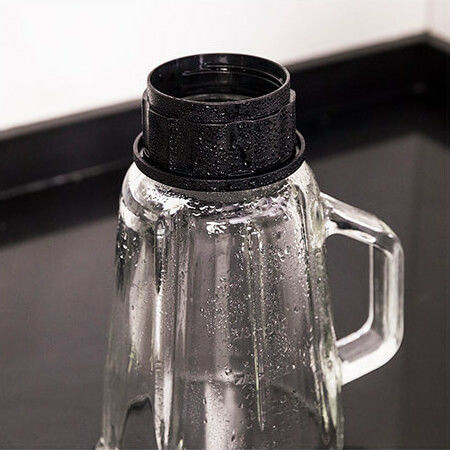 Cecotec Power Black Titanium 1000 Μπλέντερ με Γυάλινη Κανάτα 1.5 lt 1000W Inox