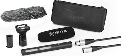 Boya Schrotflinte Mikrofon XLR BY-BM6040 Shock Mounted/Clip-On-Montage für Kamera