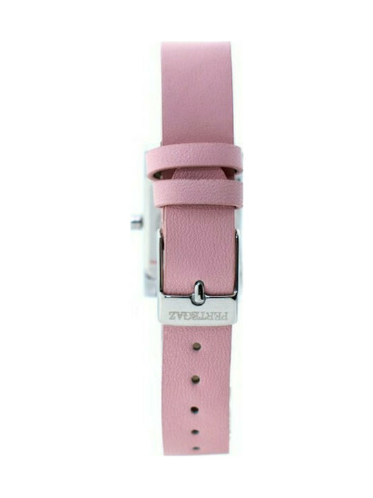 Pertegaz Watch with Pink Leather Strap