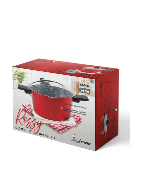 Luigi Ferrero FR-2412 Deep Pot made of Aluminum 4.1lt / 24cm