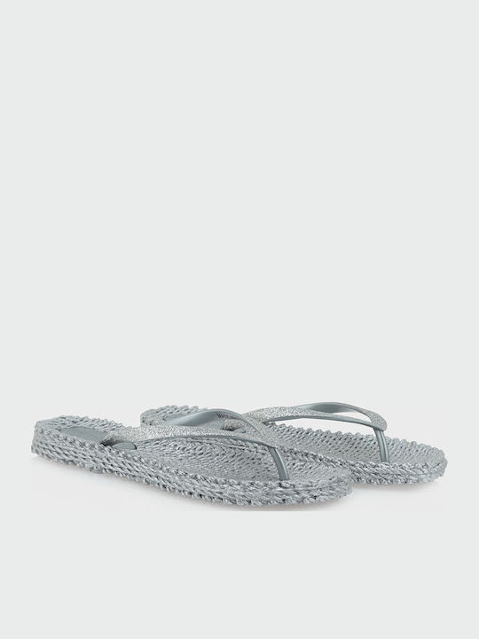 Women's Flip Flops Silver
