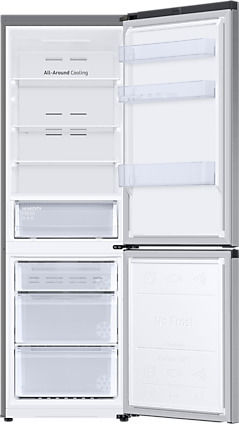 Samsung Ψυγειοκαταψύκτης 344lt NoFrost Υ185.3xΠ59.5xΒ65.8εκ. Inox RB34T600FSA - BMF