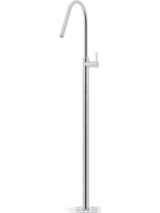 Eurorama 13302 Mixing Tall Sink Faucet Silver