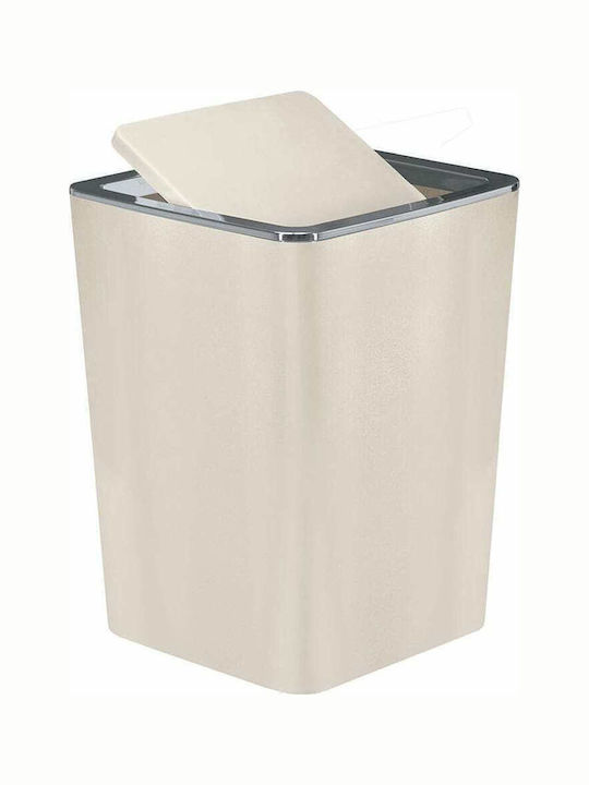 Kleine Wolke Match Plastic Toilet Bin 5lt Beige