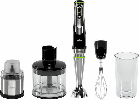 Braun Multiquick 9 Ραβδομπλέντερ με Ανοξείδωτη Ράβδο 1200W Μαύρο