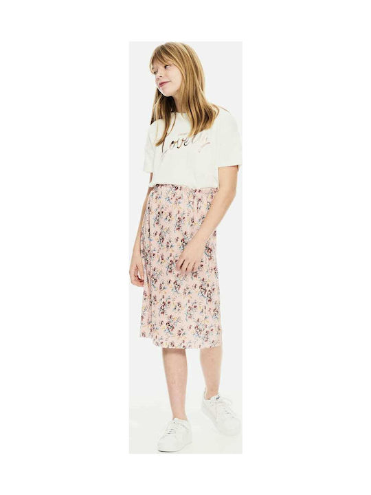 Garcia Jeans Skirt Skirt With Floral Print B12903-3672 Pink Girl