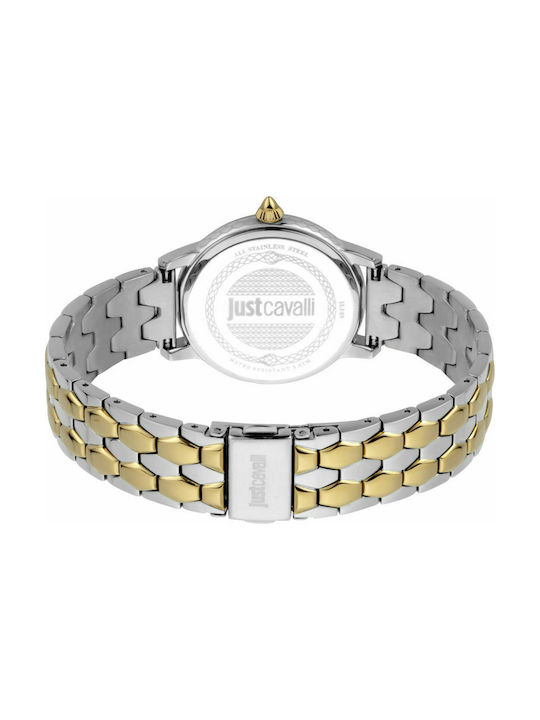 Just Cavalli Valentine's Uhr mit Metallarmband