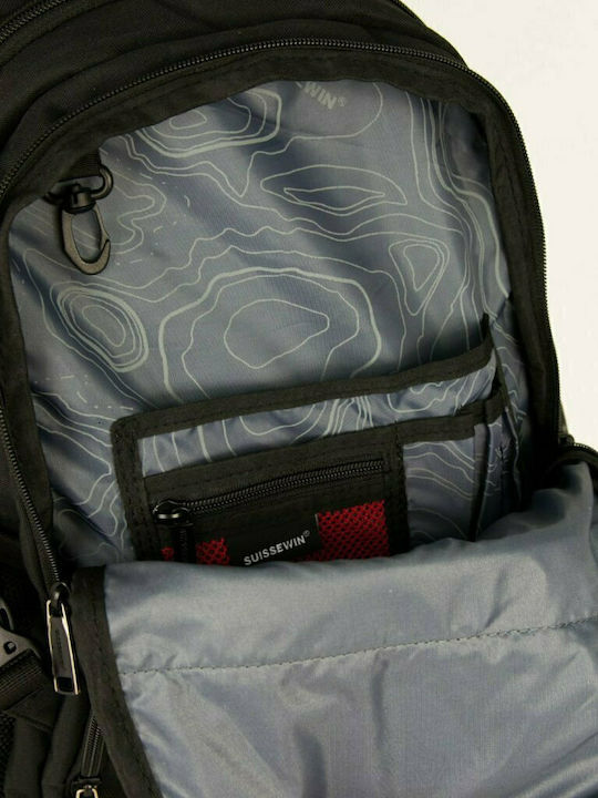 Suissewin Backpack 25lt Μαύρο