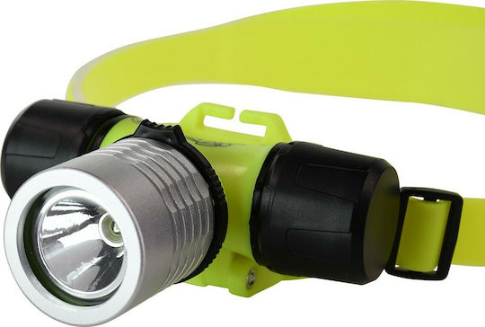 GloboStar Headlamp LED IP68 with Maximum Brightness 300lm Extreme XHP50 3 x AAA Green