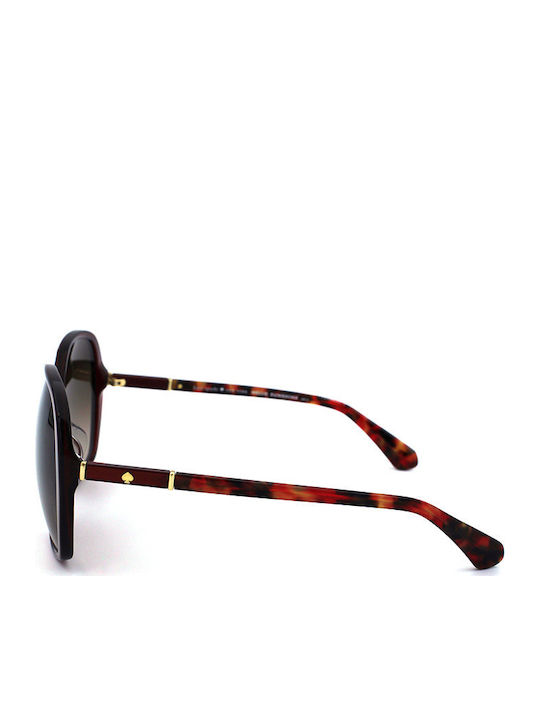Kate Spade Atalina Feminini Ochelari de soare cu Burgundy Cadru și Negru Degrade Lentilă