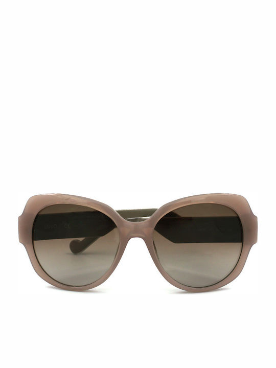 Liu Jo Women's Sunglasses with Brown Plastic Frame and Brown Gradient Lens