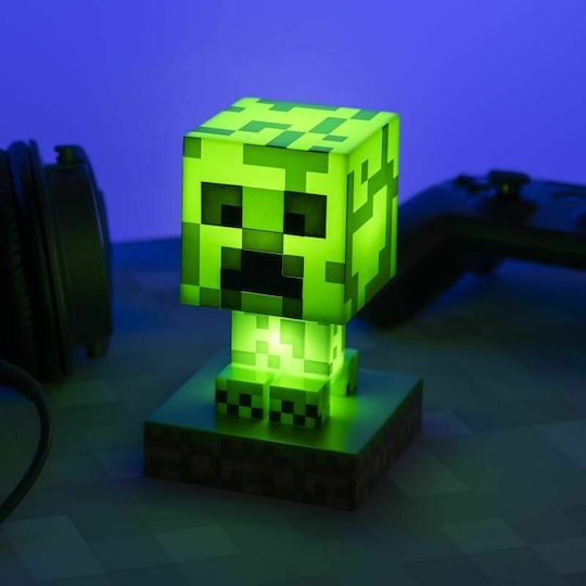 Paladone Kids Decorative Lamp Minecraft Creeper Green 10εκ.