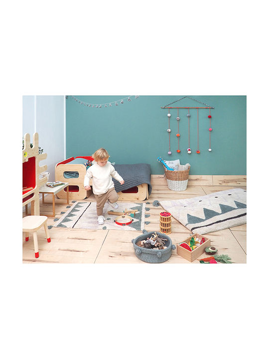 Lorena Canals Handmade Kids Cotton Rug Mini Azteca 70x100cm