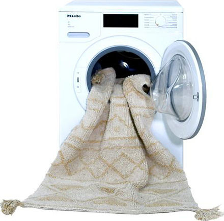 Lorena Canals Mini Tribu Χειροποίητο Παιδικό Χαλί Βαμβακερό Μπεζ 70x100cm