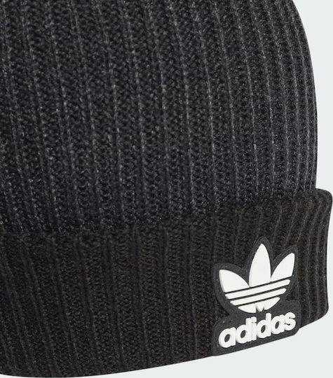 Adicolor Collegiate Pom Pom Beanie Unisex Căciulă Tricotată Neagră