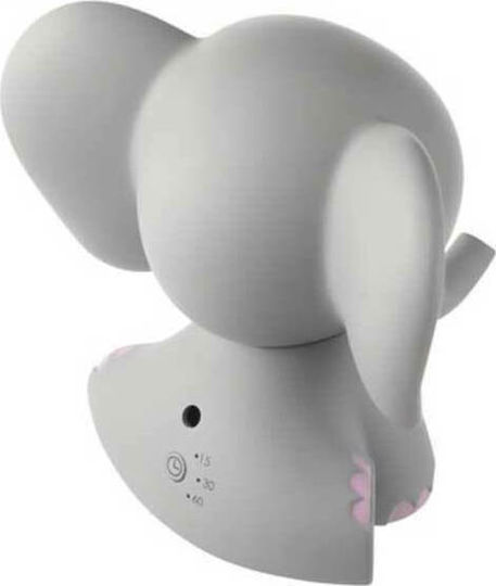 Homedics LED Kinder Dekorative Lampe Elephant Gray