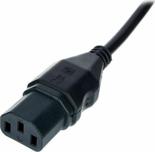 Valueline IEC C14 - IEC C13 Cable 2m Μαύρο PRIME-0024