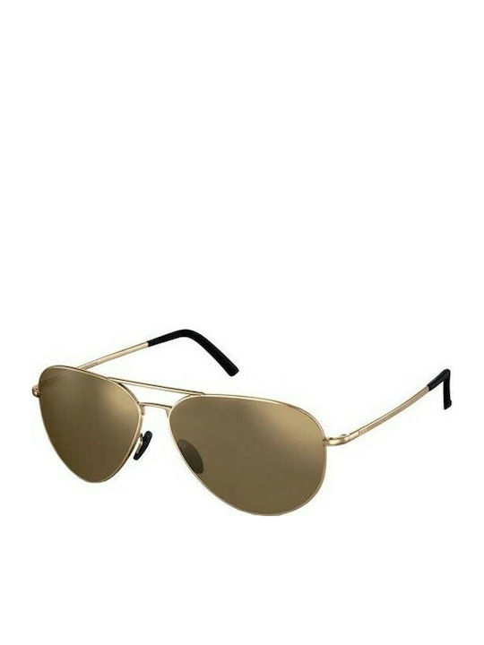 Porsche Design P8508/S E Men's Sunglasses with Gold Metal Frame