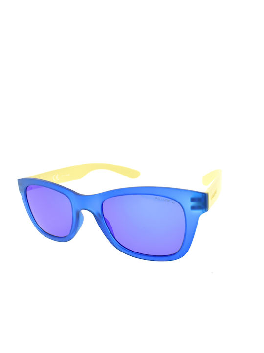 Police Men's Sunglasses with Blue Plastic Frame S1944U43B