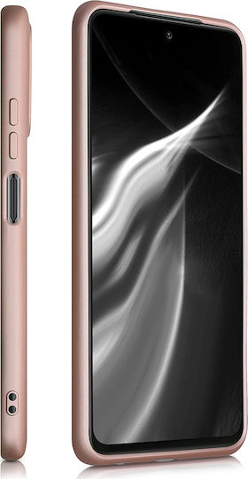 KWmobile Back Cover Σιλικόνης 1.3mm Metallic Rose Gold (Redmi Note 10 / 10s / Poco M5s)